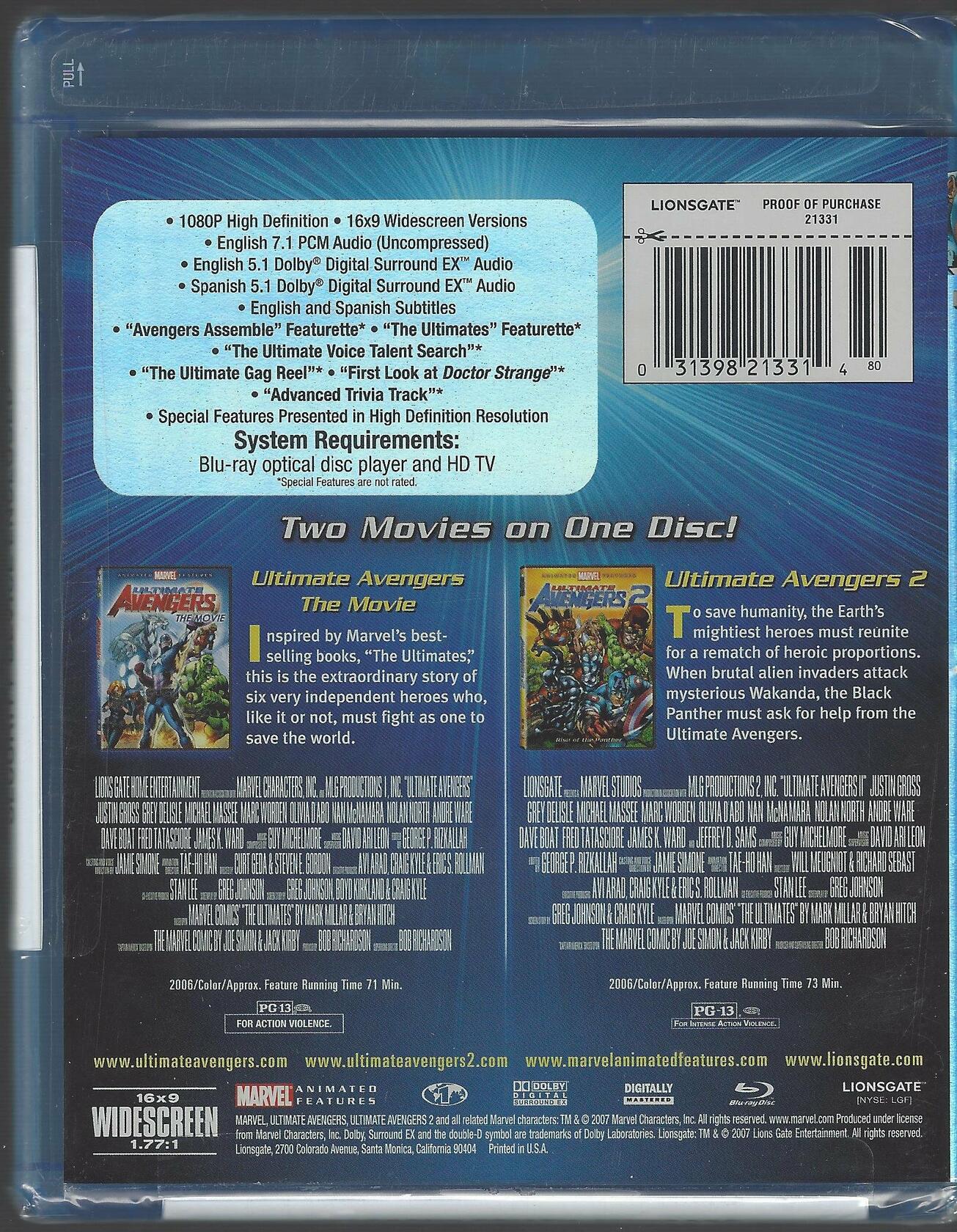 Ultimate Avengers Collection (Blu-ray)