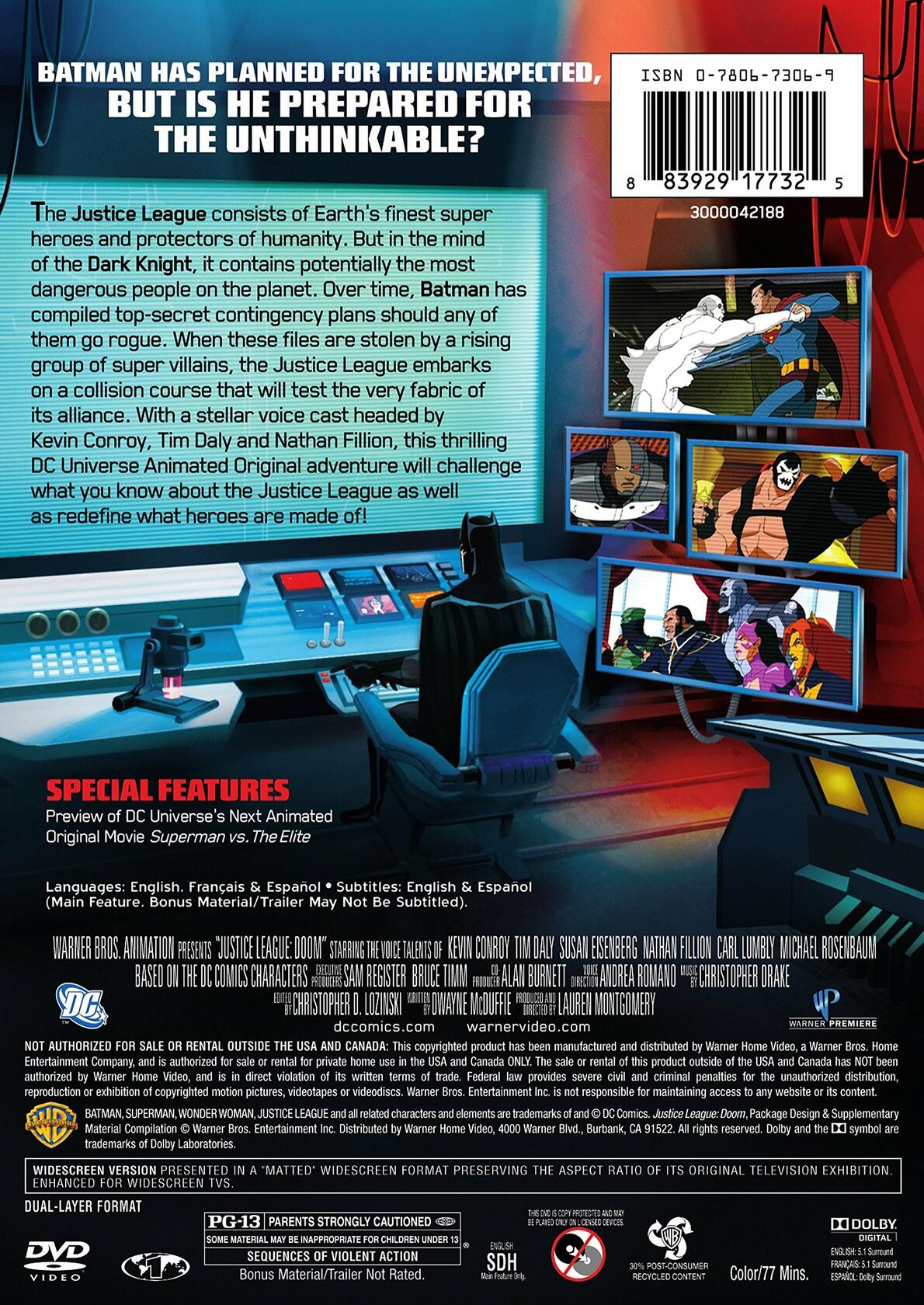 Justice League: Doom (DVD)