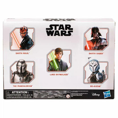 STAR WARS Heroes & Villains Across The Galaxy 6" Action Figure Set - 5pk