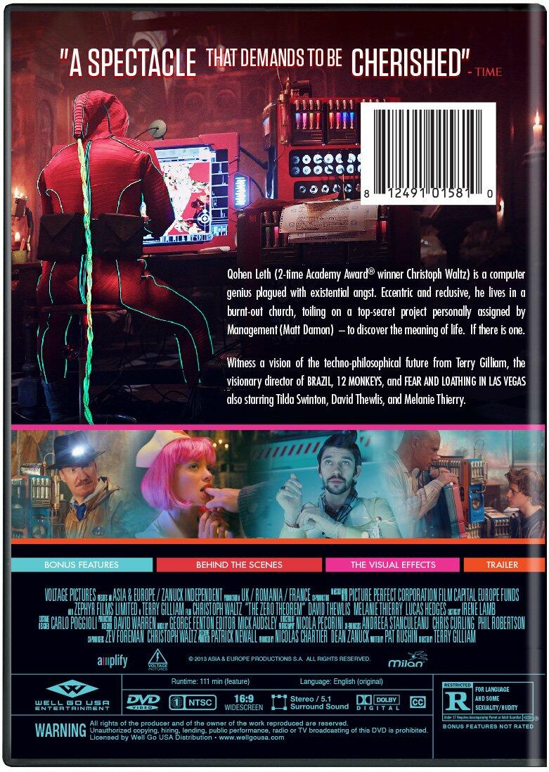 The Zero Theorem (DVD)