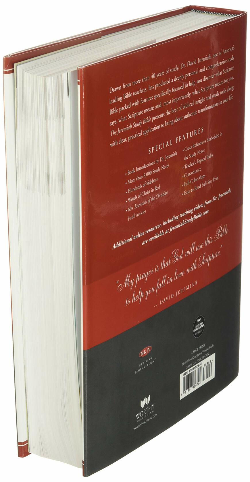 The Jeremiah Study Bible, NKJV Large Print Edition (Hardcover)