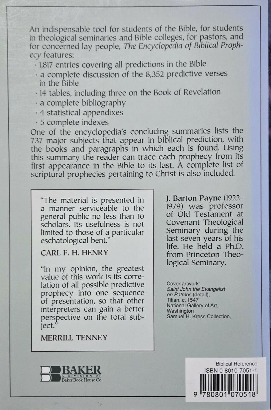 Encyclopedia of Biblical Prophecy: The Complete Guide to Scriptural Predictions and Their Fulfilment