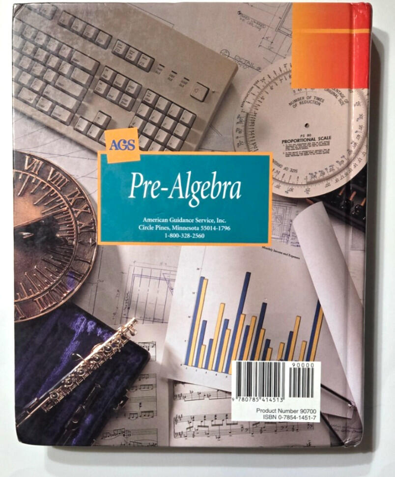 Pre-Algebra [Hardcover] Siegfried Haenisch