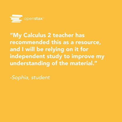 Calculus Volume 2 by OpenStax (paperback version, B&W)
