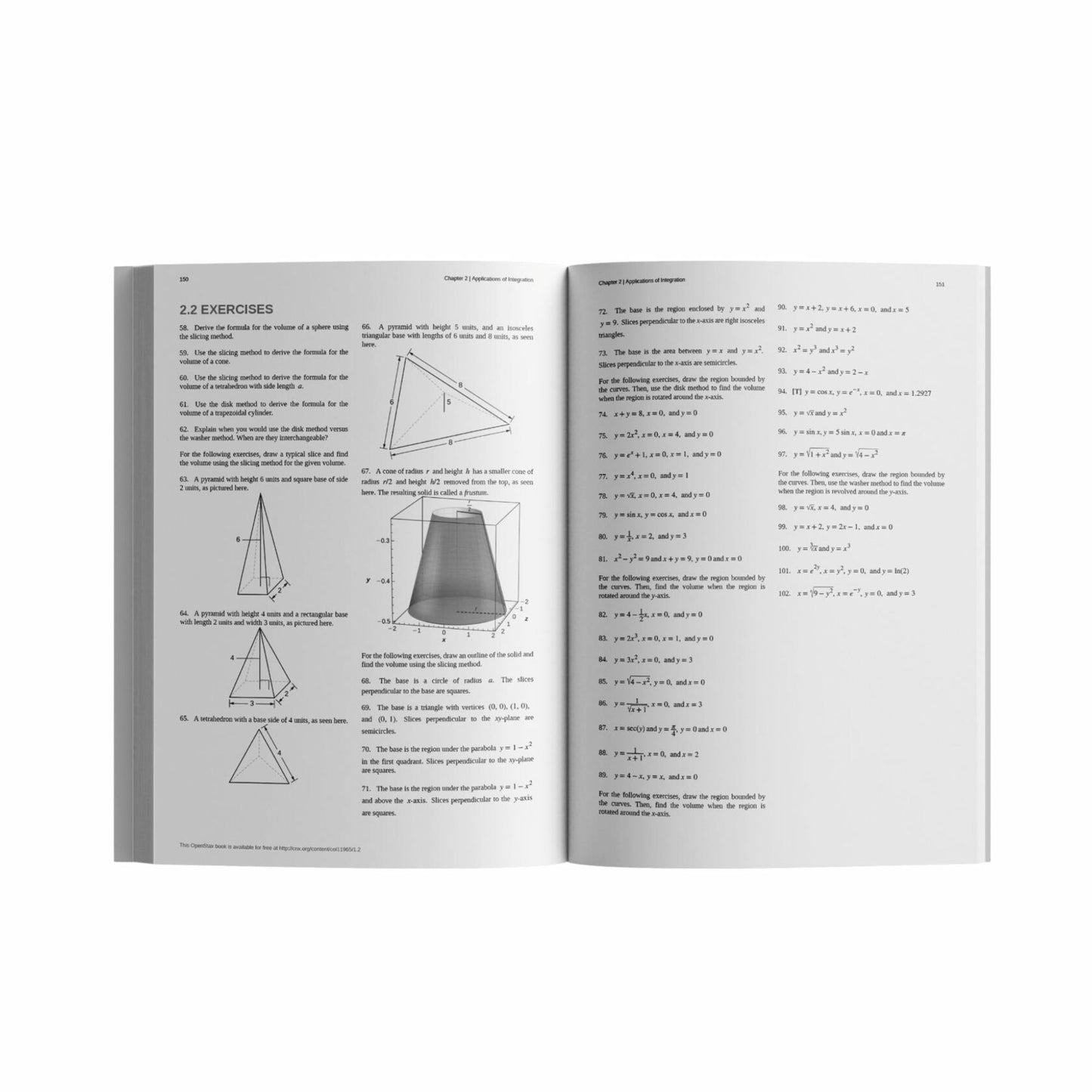 Calculus Volume 2 by OpenStax (paperback version, B&W)