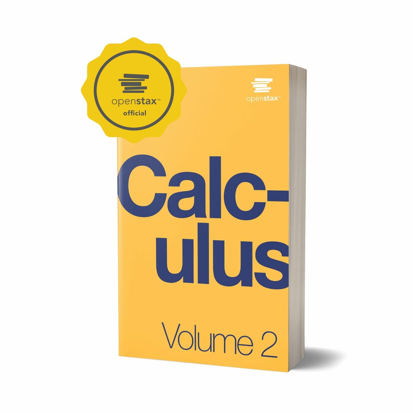 Calculus Volume 2 by OpenStax (paperback version, B&W)