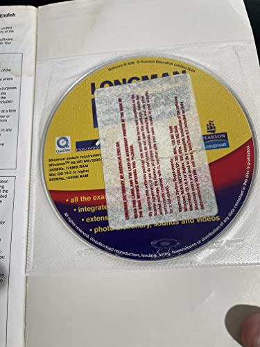 Longman Dictionary of American English with Thesaurus and CD-ROM, Third Edition