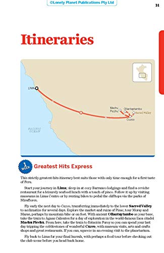 Lonely Planet Peru 10 (Travel Guide)