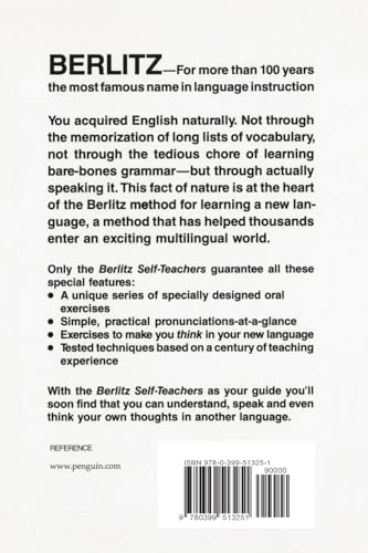 The Berlitz Self-Teacher -- Italian: A Unique Home-Study Method Developed by the Famous Berlitz Schools of Language (Berlitz Self-Teachers)