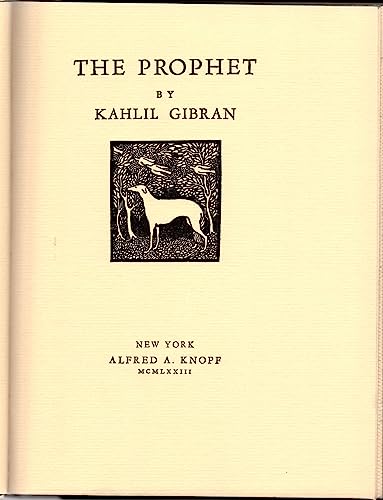 The Prophet (BOOK WITH SLIP CASE)
