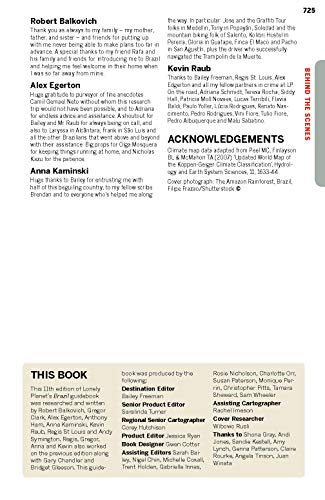 Lonely Planet Brazil 11 (Travel Guide)