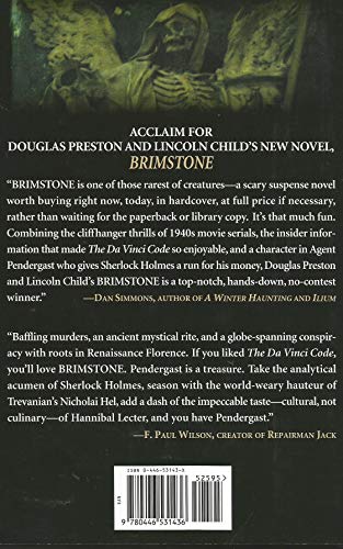 Brimstone (Pendergast, Book 5)