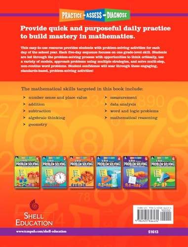 180 Days of Problem Solving for 1st Grade – Build Math Fluency with this 1st Grade Math Workbook (180 Days of Practice)