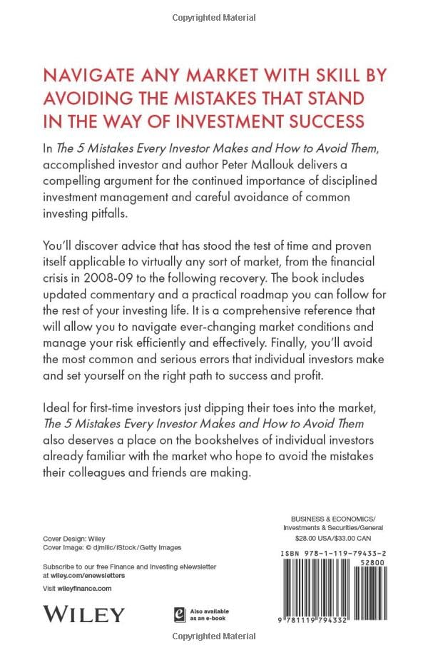 The 5 Mistakes Every Investor Makes and How to Avoid Them: Getting Investing Right