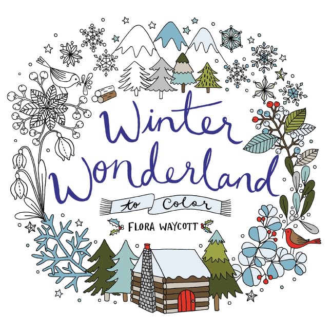 Winter Wonderland to Color: Coloring Book for Adults and Kids to Share: A Winter and Holiday Book for Kids