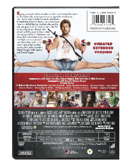 You Don't Mess With the Zohan (Unrated Extended Single-Disc Edition)