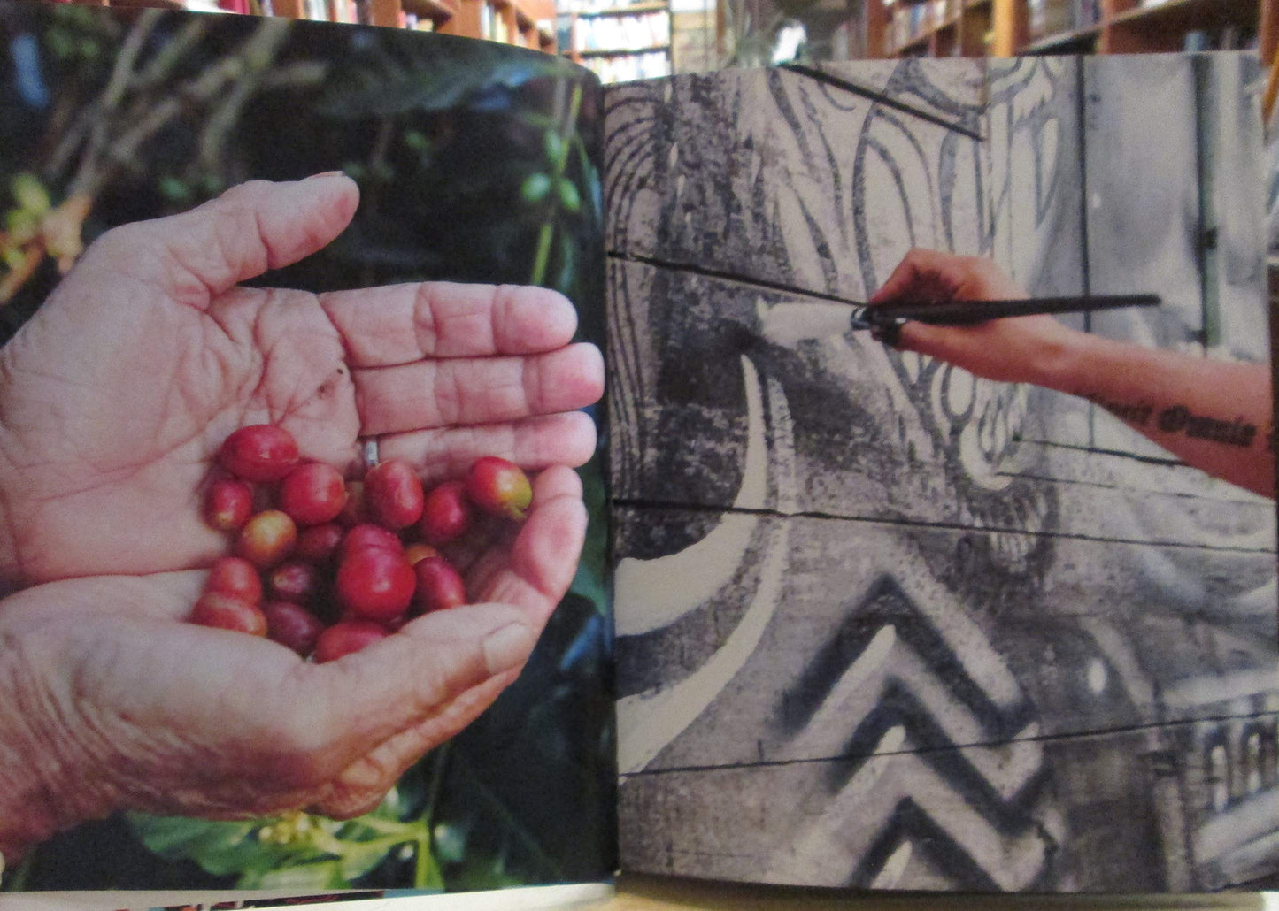 Starbucks Art + Coffee Book: A Coffee Journey Through the Eyes of Four Artists
