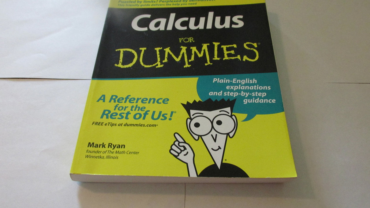 Calculus For Dummies